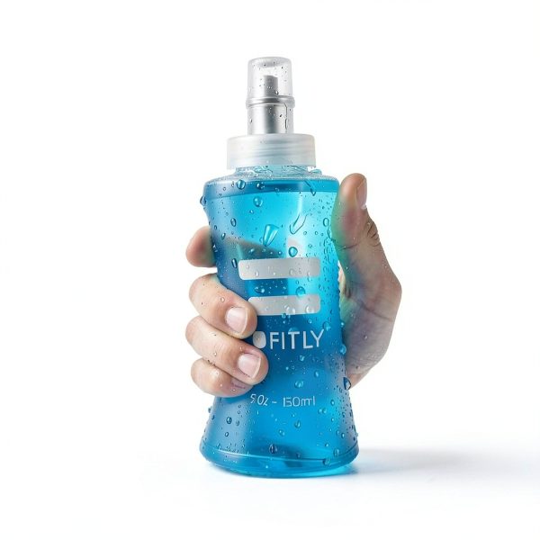FITLY Soft Flask Collapsible BPA Free Hydration for Runners-3