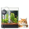 Hygger Aquarium Air Pump Quiet 25L H Plastic Black HG237-1