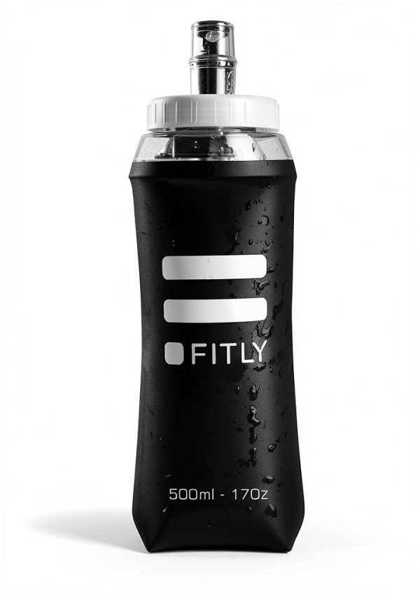 FITLY Collapsible Water Bottle Lightweight Folding Flask for-4