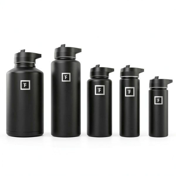 Iron Flask Insulated Water Bottle Stainless Steel Bubble Gum-5