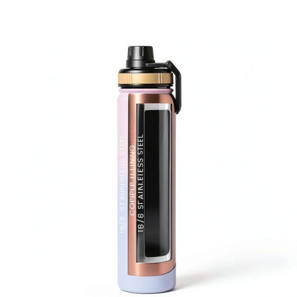 Lexlion Stainless Steel Water Bottle Insulated Leakproof-1