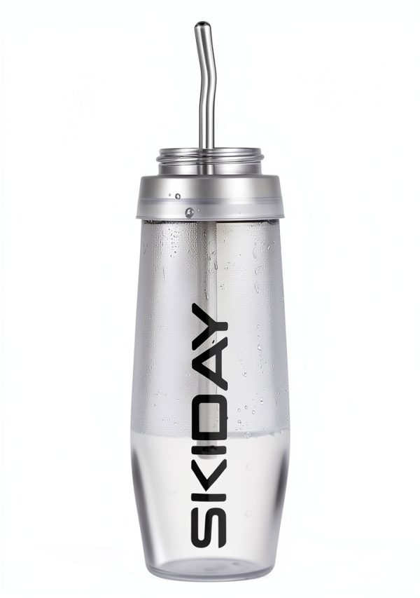 SKIDAY Collapsible Water Bottle BPA Free 500ml Running Flask-6