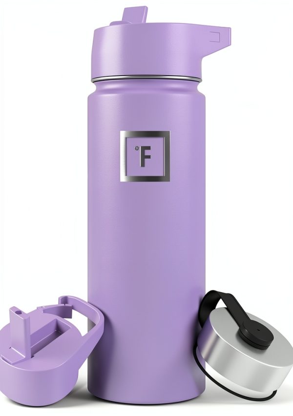 IRON FLASK Water Bottle Stainless Steel Insulated Lavender-0