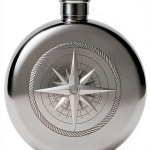 Kikkerland Stainless Steel Flask Camping Hiking Hydration-0