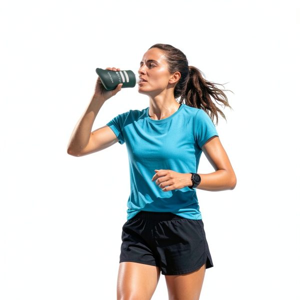 FITLY Collapsible Running Soft Flask Petrol Blue Hydration-5