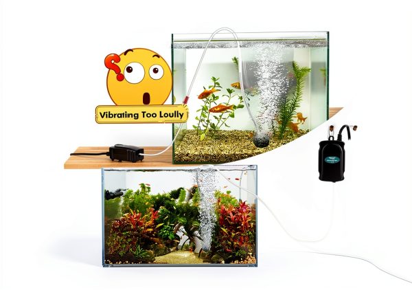 Aquarium Air Pump hygger 1W Stone Design-2