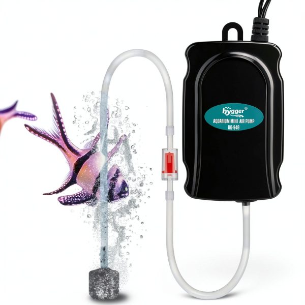 Aquarium Air Pump hygger 1W Stone Design-3