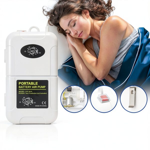 Aquarium Air Pump YQMIGU Portable Plastic Design-3