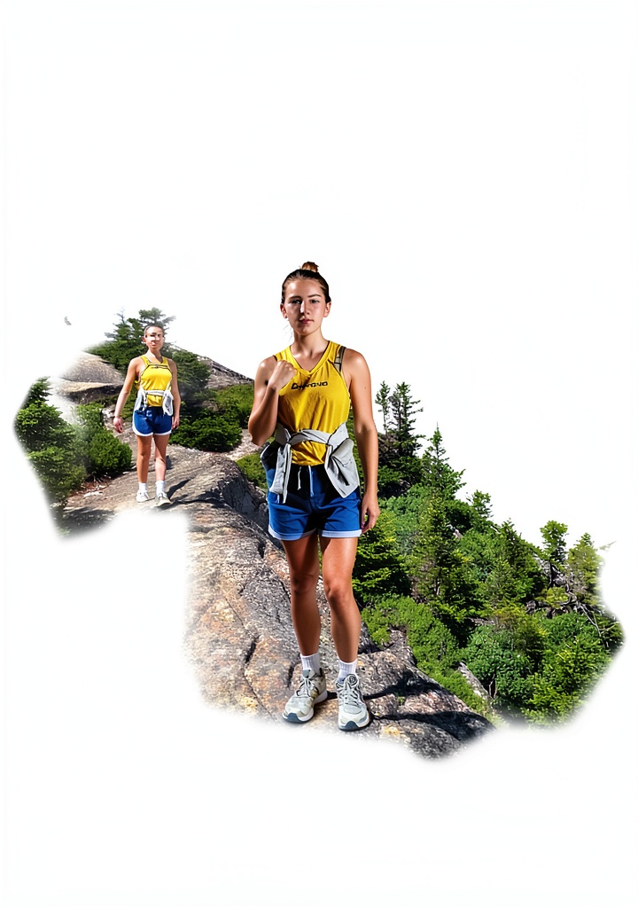 Installing New England Hiking Guide 4th Edition by Falcon Guides Kindle eBook on a wooden desk