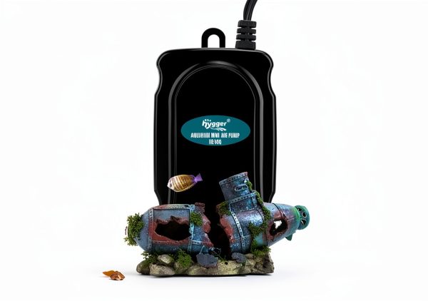 Aquarium Air Pump hygger 1W Stone Design-1
