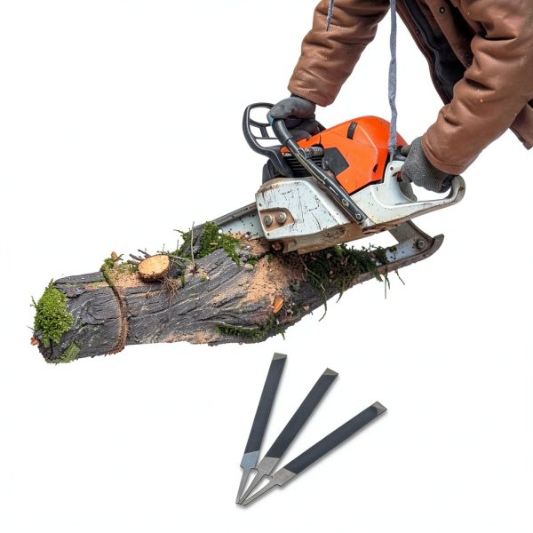 6" Flat Files Floweringbeter Chainsaw Sharpening 3 Pack Double Cut-2
