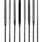 GNSI62-12-Piece Swiss Pattern Needle File Set, Medium Cut, 6-1/4"-0