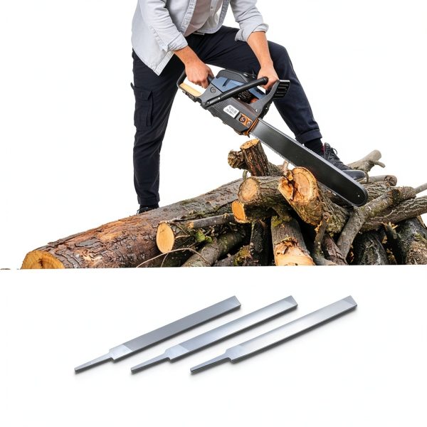 6" Flat Files Floweringbeter Chainsaw Sharpening 3 Pack Double Cut-3