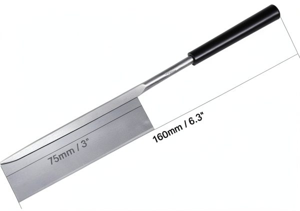 Second Cut Steel Triangular Needle File with Plastic Handle 4mm x-1