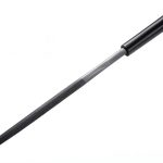 Second Cut Steel Triangular Needle File with Plastic Handle 4mm x-0