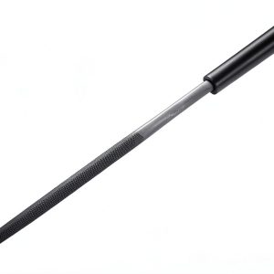 Second Cut Steel Triangular Needle File with Plastic Handle 4mm x-0