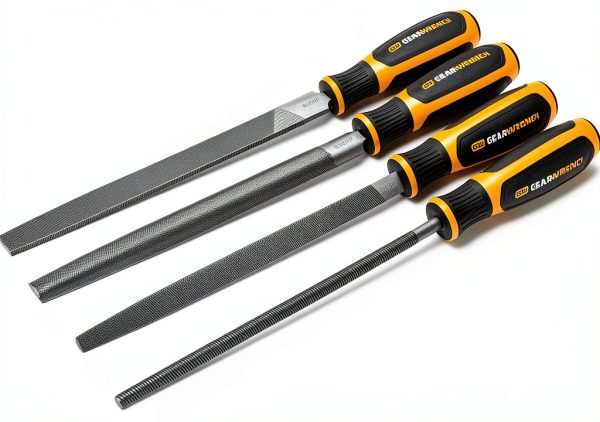 GEARWRENCH 4 Pc 8" Bastard File Set 82820H New Version Alloy Steel-0