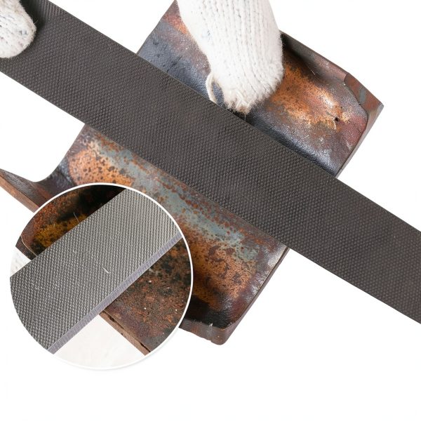 Metal File Set KSEIBI 311485 8-Inch Steel with Soft-Grip Handles-2