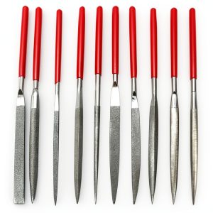 Grobet Diamond Needle File Set of 10-0