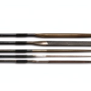 Grobet USA Single Cut Needle Files 5-1/2" Swiss Pattern Set of 6-0